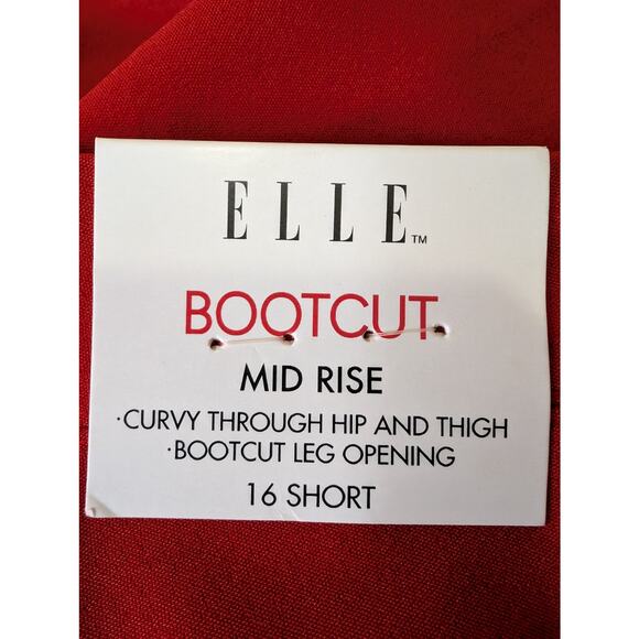 Elle Bootcut Red Pants - Picture 5 of 5